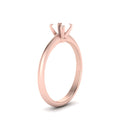 Thumbnail 6 - Semi Mount Solitaire Knife Edge Engagement Ring