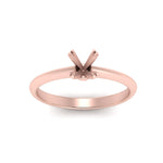 Load image into Gallery viewer, Semi Mount Solitaire Knife Edge Engagement Ring
