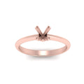 Thumbnail 5 - Semi Mount Solitaire Knife Edge Engagement Ring