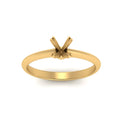 Thumbnail 8 - Semi Mount Solitaire Knife Edge Engagement Ring