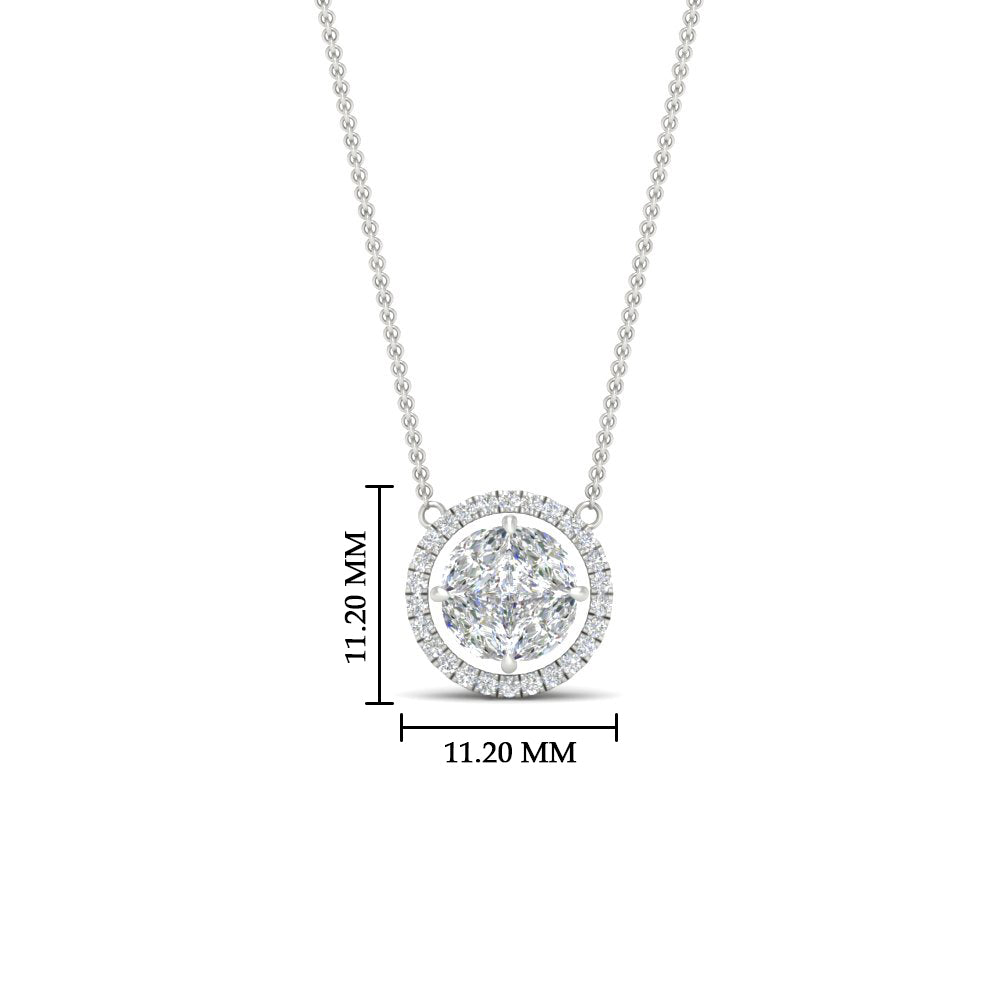 solitaire-looking-halo-diamond-necklace-in-FDPD11318-NL-WG