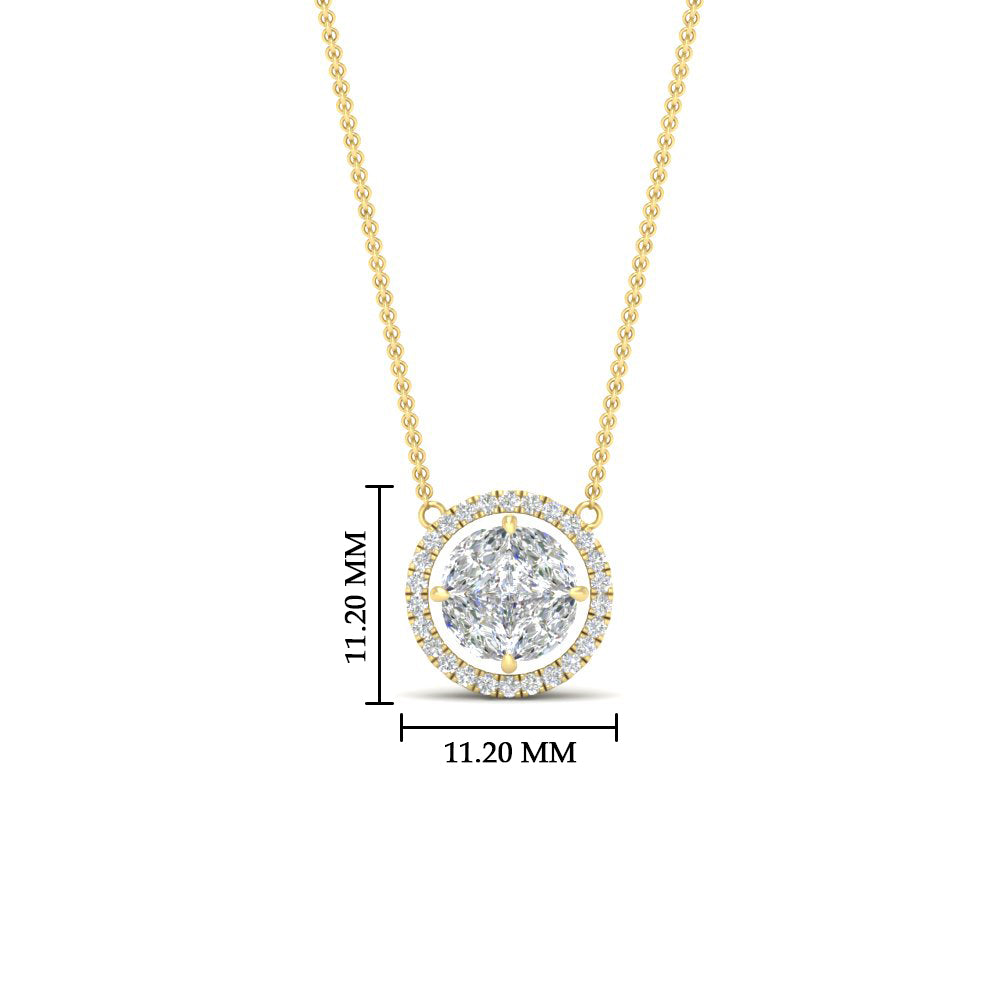 solitaire-looking-halo-diamond-necklace-in-FDPD11318-NL-YG