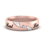 Load image into Gallery viewer, solitaire-mens-two-tone-wedding-band-ring-in-rose-gold-fdm9354b-nl-rg-eg
