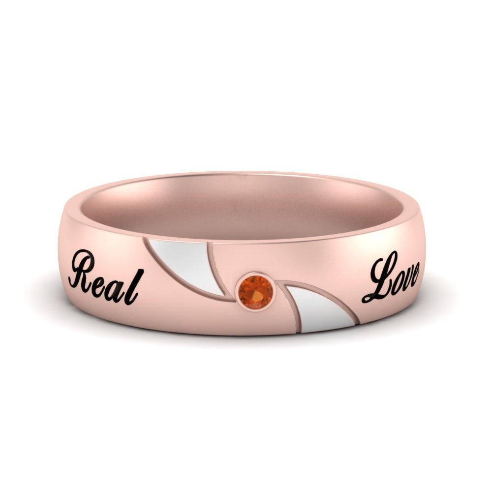 solitaire-mens-two-tone-wedding-band-ring-with-orange-sapphire-in-rose-gold-fdm9354bgsaor-nl-rg-eg