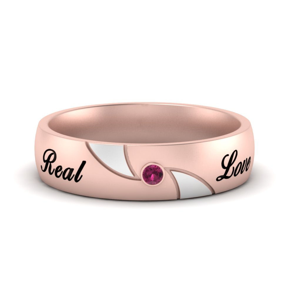 solitaire-mens-two-tone-wedding-band-ring-with-pink-sapphire-in-rose-gold-fdm9354bgsadrpi-nl-rg-eg