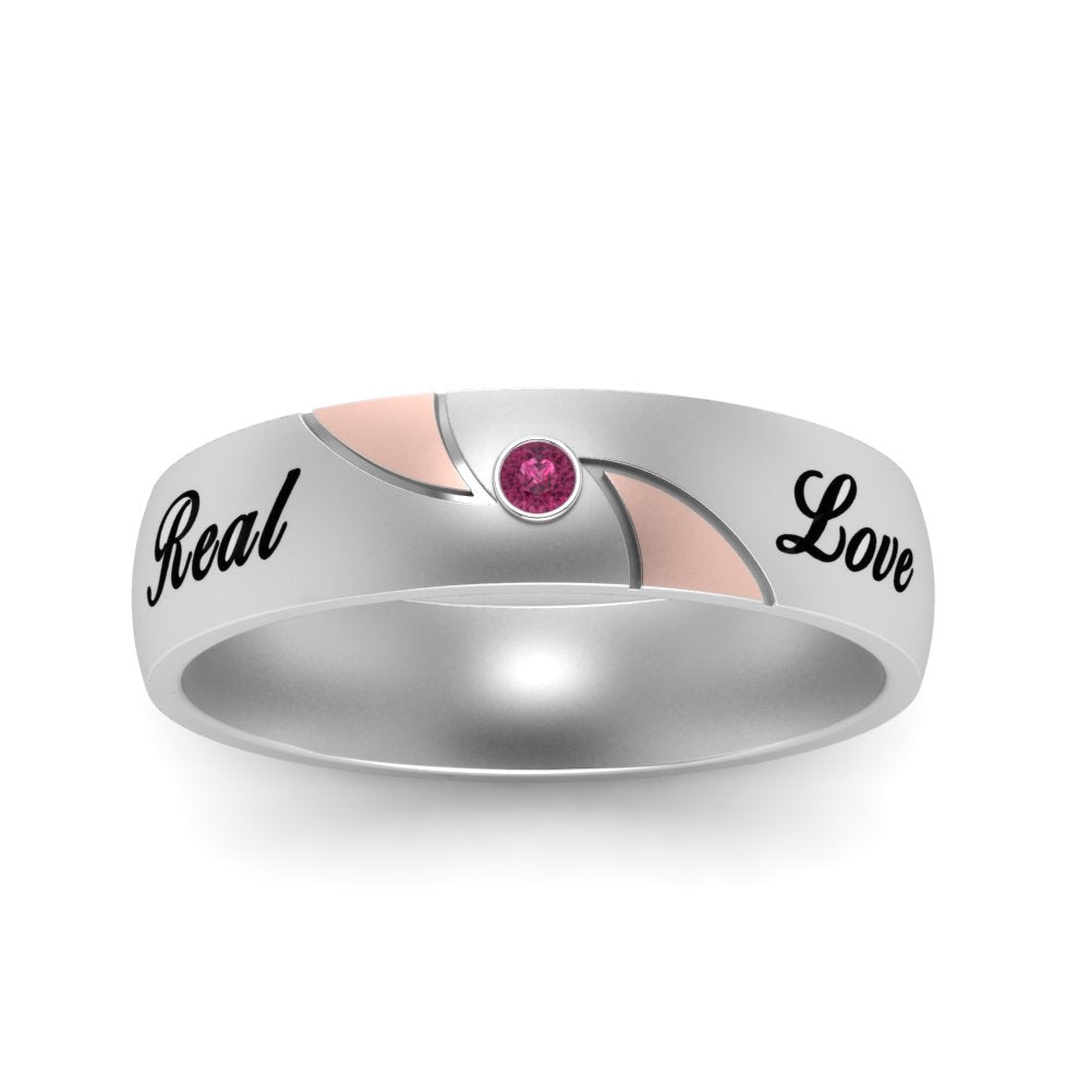 solitaire-mens-two-tone-wedding-band-ring-with-pink-sapphire-in-white-gold-fdm9354bgsadrpi-nl-wg-eg