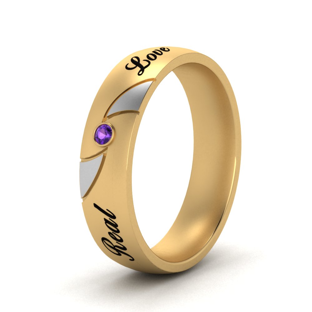 solitaire-mens-two-tone-wedding-band-ring-with-purple-topaz-in-yellow-gold-fdm9354bgvito-nl-yg-eg