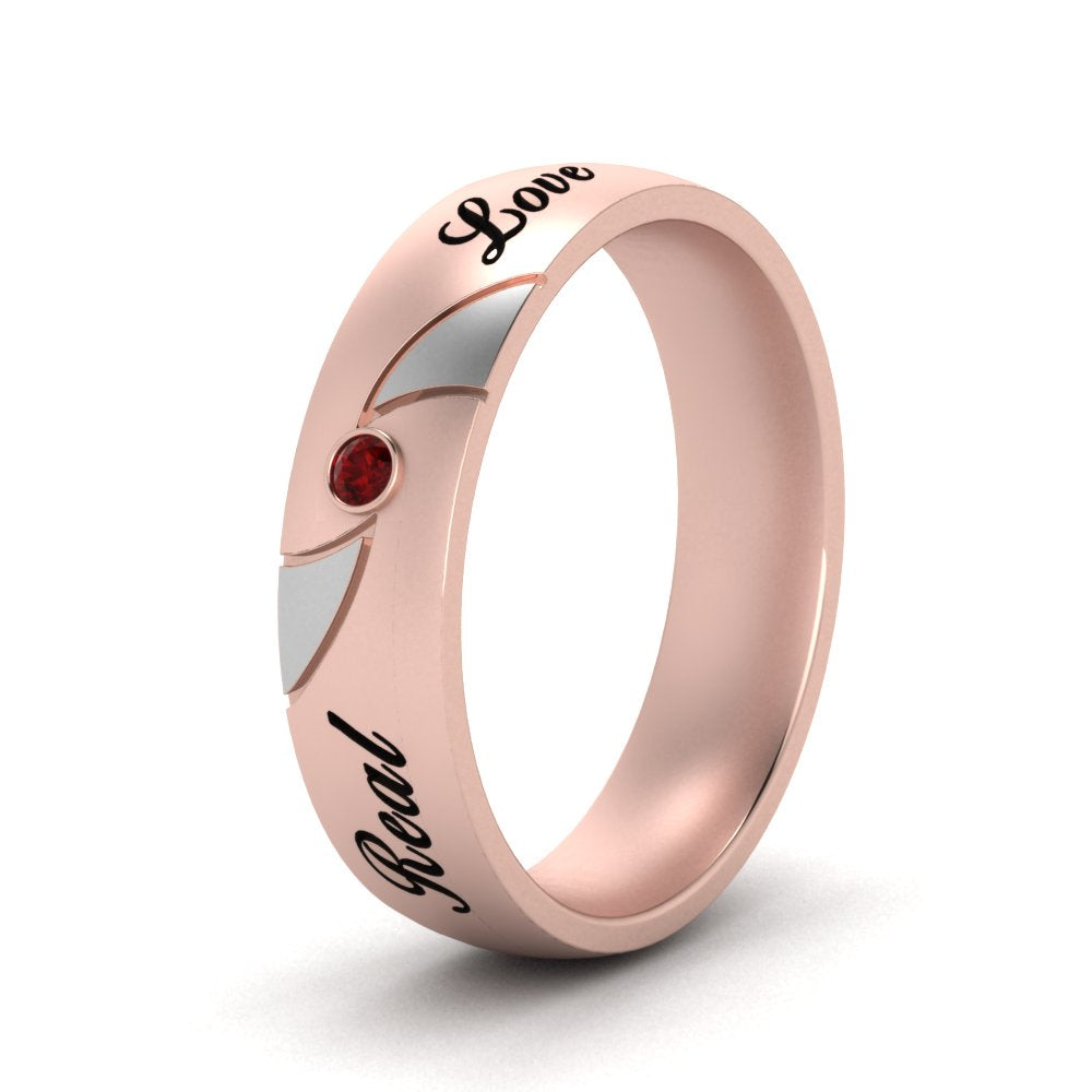 solitaire-mens-two-tone-wedding-band-ring-with-ruby-in-rose-gold-fdm9354bgrudr-nl-rg-eg