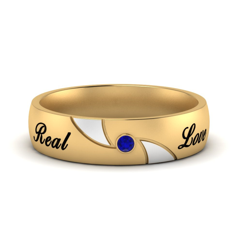 solitaire-mens-two-tone-wedding-band-ring-with-sapphire-in-yellow-gold-fdm9354bgsabl-nl-yg-eg