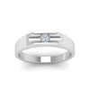 Load image into Gallery viewer, solitaire-mens-wedding-engagement-band-in-14K-white-gold-FDMR233ANGLE5-NL-WG.jpg