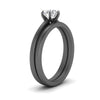 Load image into Gallery viewer, solitaire-plain-gold-wedding-set-in-black-gold-FD9334ROANGLE3-NL-BG-B2