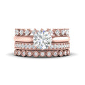 Thumbnail 1 - solitaire-ring-with-multi-stack-bands-in-FD10164-NL-RG