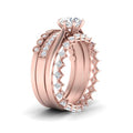 Thumbnail 3 - solitaire-ring-with-multi-stack-bands-in-FD10164-NL-RG