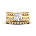 Thumbnail 7 - solitaire-ring-with-multi-stack-bands-in-FD10164-NL-YG
