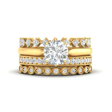 solitaire-ring-with-multi-stack-bands-in-FD10164-NL-YG