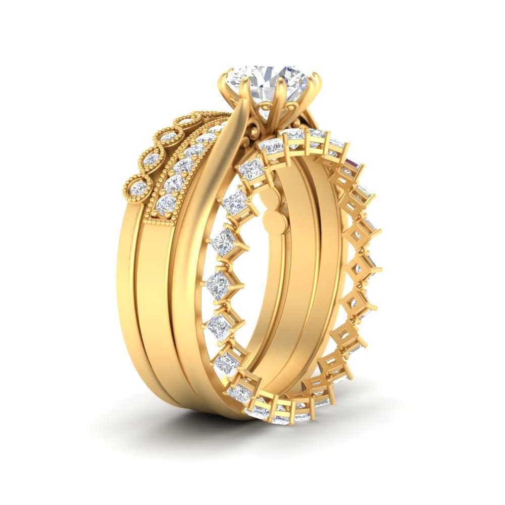 solitaire-ring-with-multi-stack-bands-in-FD10164-NL-YG