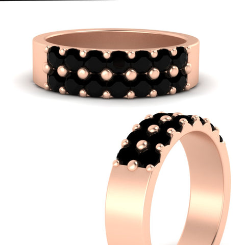 sparkle-two-line-1-ct-black-diamond-wedding-band-in-rose-gold-FD11382BGBLACKANGLE3-1.00CT-NL-RG
