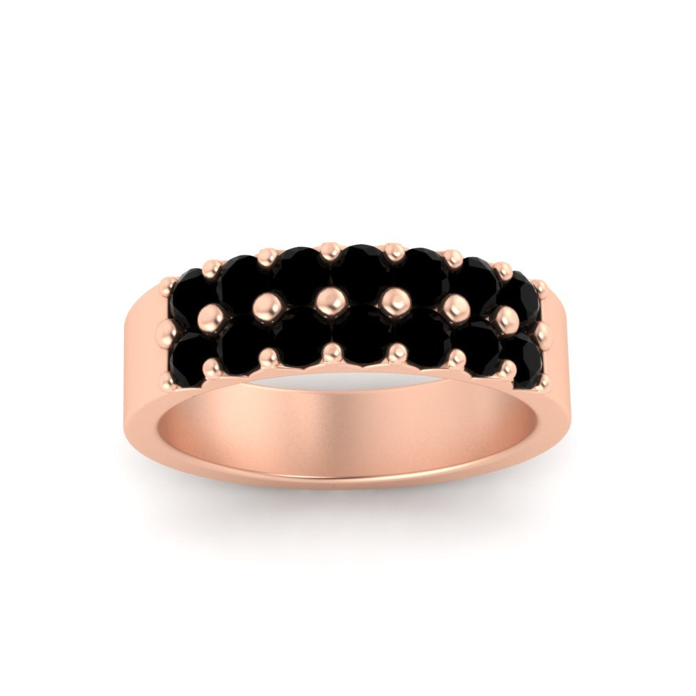 sparkle-two-line-1-ct-black-diamond-wedding-band-in-rose-gold-FD11382BGBLACKANGLE5-1.00CT-NL-RG