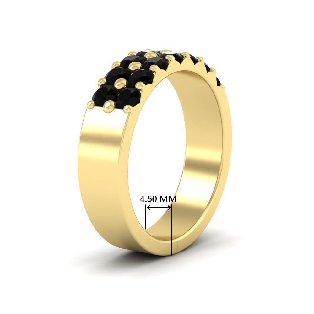 sparkle-two-line-1-ct-black-diamond-wedding-band-in-yellow-gold-FD11382BGBLACKANGLE2-1.00CT-NL-YG-HW