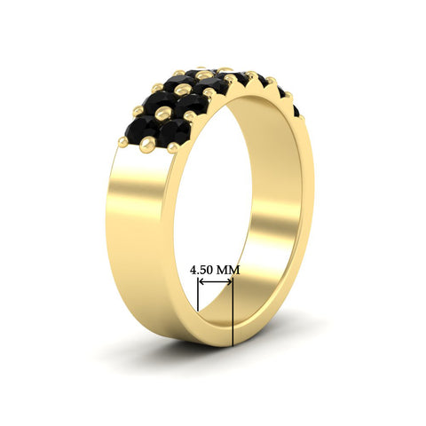 sparkle-two-line-1-ct-black-diamond-wedding-band-in-yellow-gold-FD11382BGBLACKANGLE2-1.00CT-NL-YG-HW
