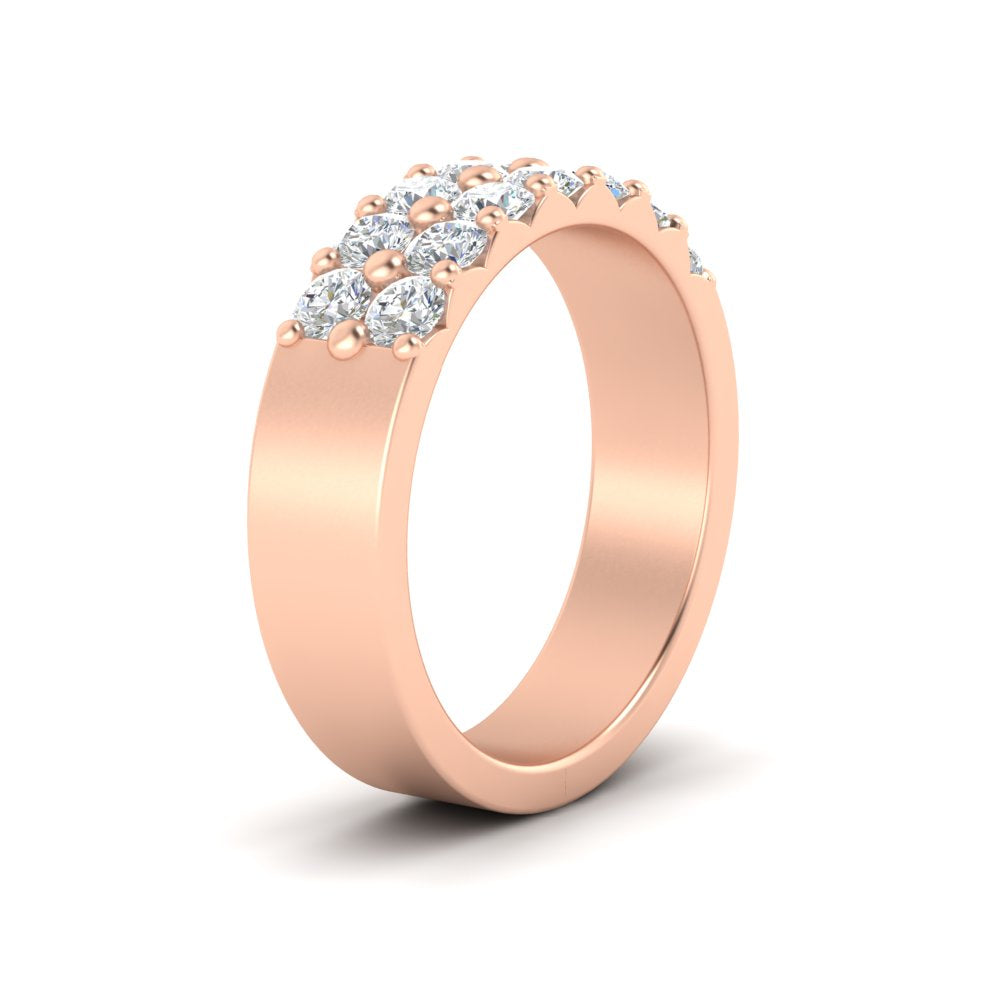 sparkle-two-line-1-ct-diamond-wedding-band-in-rose-gold-FD11382BANGLE2-1.00CT-NL-RG