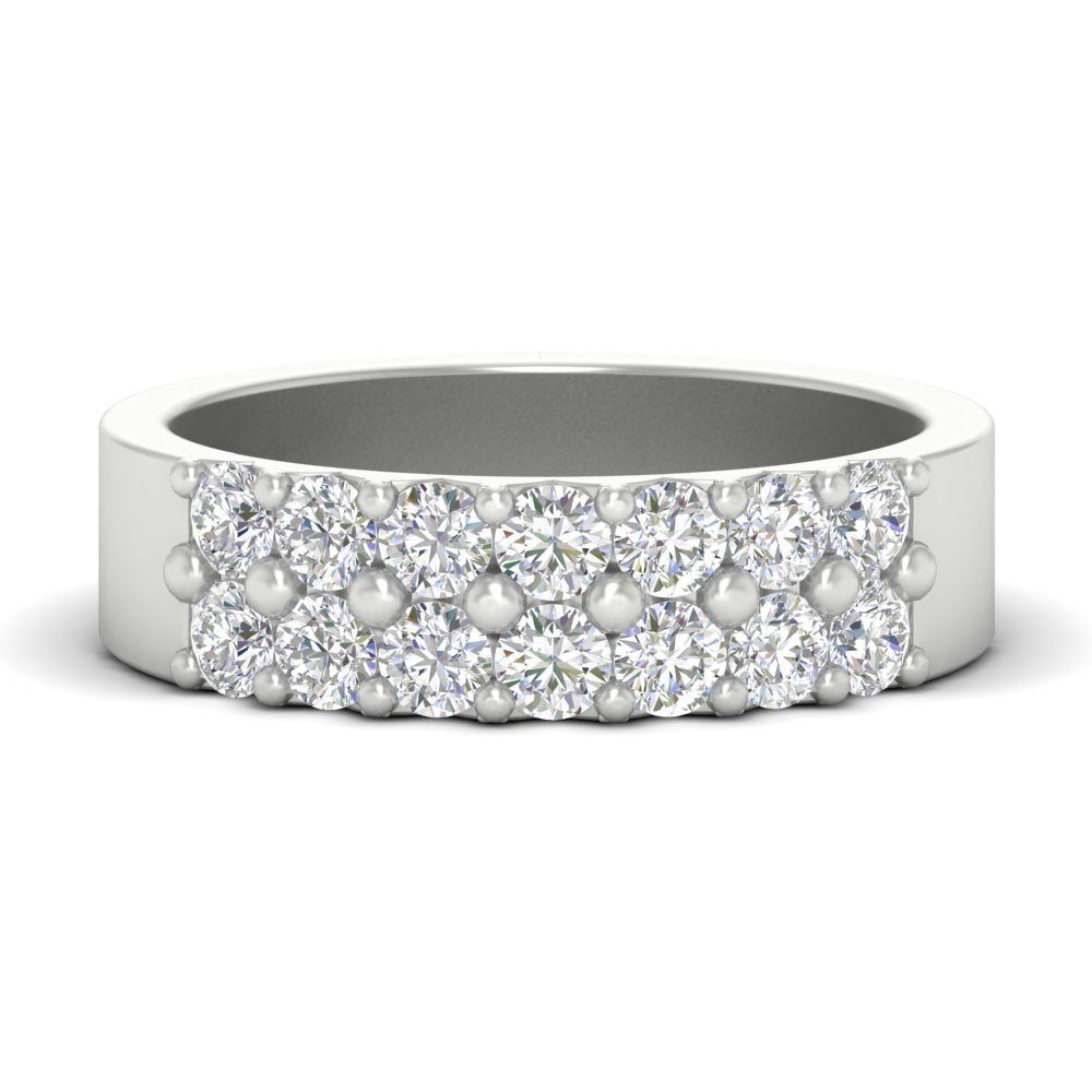 sparkle-two-line-1-ct-diamond-wedding-band-in-white-gold-FD11382B-1.00CT-NL-WG