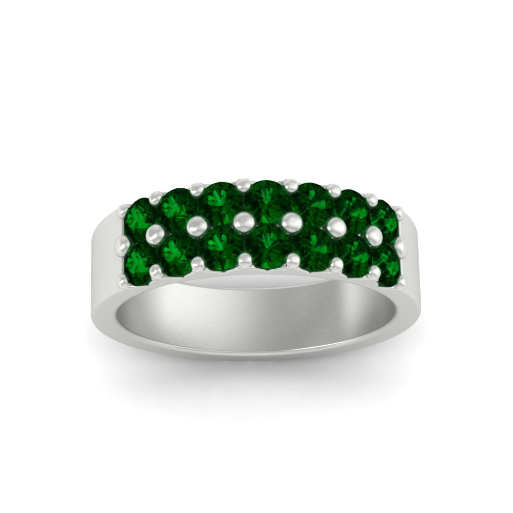 sparkle-two-line-1-ct-emerald-wedding-band-in-white-gold-FD11382BGEMGRANGLE5-1.00CT-NL-WG