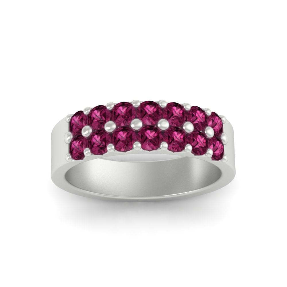 sparkle-two-line-1-ct-pink-sapphire-wedding-band-in-white-gold-FD11382BGSADRPIANGLE5-1.00CT-NL-WG