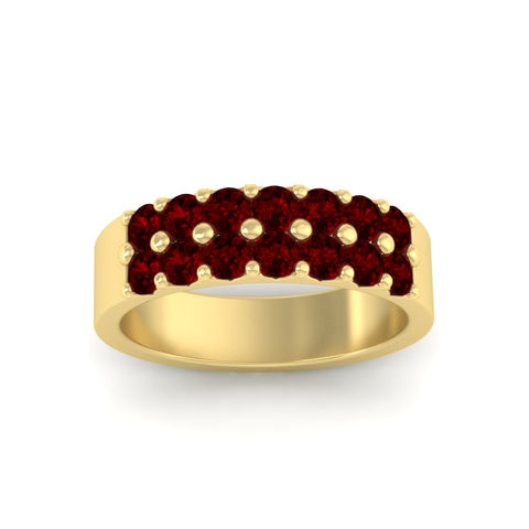 sparkle-two-line-1-ct-ruby-wedding-band-in-yellow-gold-FD11382BGRUDRANGLE5-1.00CT-NL-YG