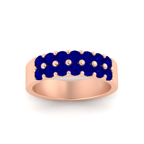 sparkle-two-line-1-ct-sapphire-wedding-band-in-rose-gold-FD11382BGSABLANGLE5-1.00CT-NL-RG