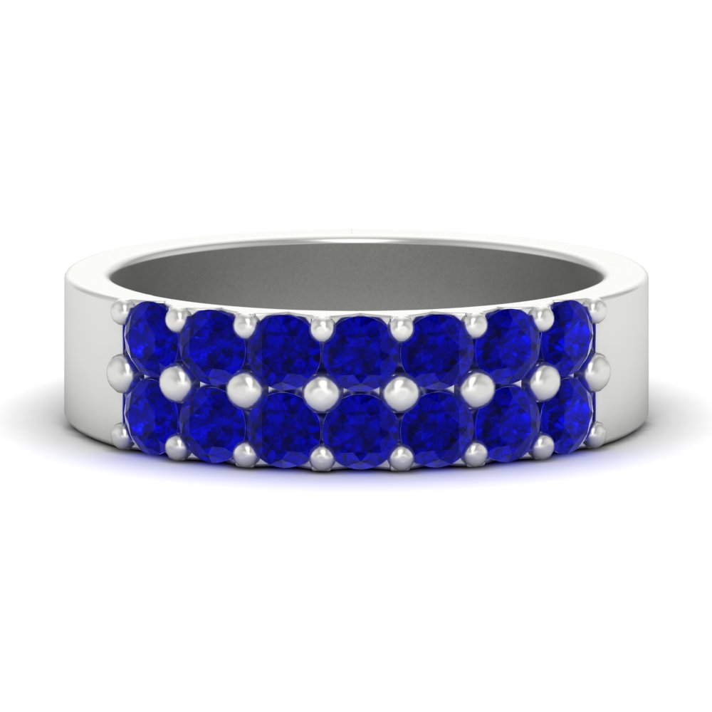 sparkle-two-line-1-ct-sapphire-wedding-band-in-white-gold-FD11382BGSABL-1.00CT-NL-WG