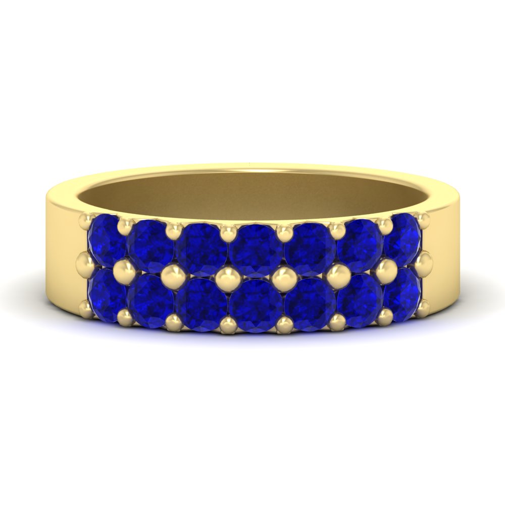 sparkle-two-line-1-ct-sapphire-wedding-band-in-yellow-gold-FD11382BGSABL-1.00CT-NL-YG