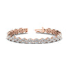 Load image into Gallery viewer, sparkling-marquise-cut-tennis-bracelet-in-rose-gold-FDBRC8632MQ-NL-RG