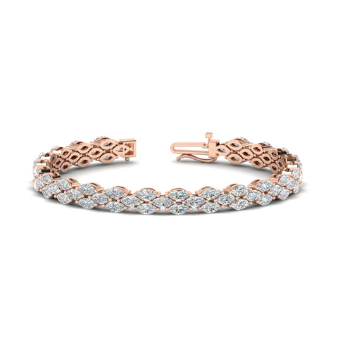 sparkling-marquise-cut-tennis-bracelet-in-rose-gold-FDBRC8632MQ-NL-RG