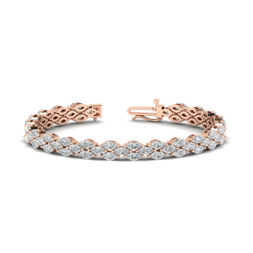 sparkling-marquise-cut-tennis-bracelet-in-rose-gold-FDBRC8632MQ-NL-RG