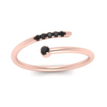 Load image into Gallery viewer, spiral-stacking-black-diamond-ring-in-rose-gold-FD9552GBLACK-NL-RG.jpg
