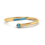 Load image into Gallery viewer, spiral-stacking-blue-topaz-ring-in-yellow-gold-FD9552GICBLTO-NL-YG.jpg
