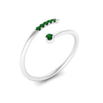 Load image into Gallery viewer, spiral-stacking-emerald-ring-in-white-gold-FD9552GEMGR-NL-WG.jpg
