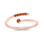 Load image into Gallery viewer, spiral-stacking-orange-sapphire-ring-in-rose-gold-FD9552GSAOR-NL-RG.jpg
