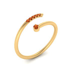 Load image into Gallery viewer, spiral-stacking-orange-sapphire-ring-in-yellow-gold-FD9552GSAOR-NL-YG.jpg
