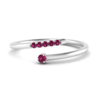 Load image into Gallery viewer, spiral-stacking-pink-sapphire-ring-in-white-gold-FD9552GSADRPI-NL-WG.jpg
