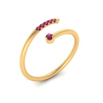 Load image into Gallery viewer, spiral-stacking-pink-sapphire-ring-in-yellow-gold-FD9552GSADRPI-NL-YG.jpg
