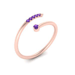 Load image into Gallery viewer, spiral-stacking-purple-topaz-ring-in-rose-gold-FD9552GVITO-NL-RG.jpg
