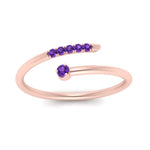 Load image into Gallery viewer, spiral-stacking-purple-topaz-ring-in-rose-gold-FD9552GVITO-NL-RG.jpg
