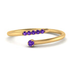 Load image into Gallery viewer, spiral-stacking-purple-topaz-ring-in-yellow-gold-FD9552GVITO-NL-YG.jpg
