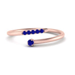Load image into Gallery viewer, spiral-stacking-sapphire-ring-in-rose-gold-FD9552GSABL-NL-RG.jpg
