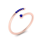 Load image into Gallery viewer, spiral-stacking-sapphire-ring-in-rose-gold-FD9552GSABL-NL-RG.jpg
