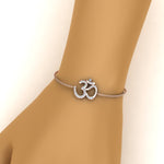 Load image into Gallery viewer, spiritual-om-diamond-bracelet-in-FDBRC9176-NL-RG