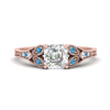Load image into Gallery viewer, split-band-antique-asscher-cut-blue-topaz-engagement-ring-in-rose-gold-FD9816ASRGICBLTO-NL-RG
