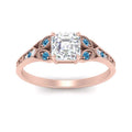 Thumbnail 23 - split-band-antique-asscher-cut-blue-topaz-engagement-ring-in-rose-gold-FD9816ASRGICBLTO-NL-RG